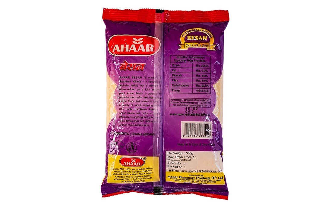 Ahaar Besan    Pack  500 grams